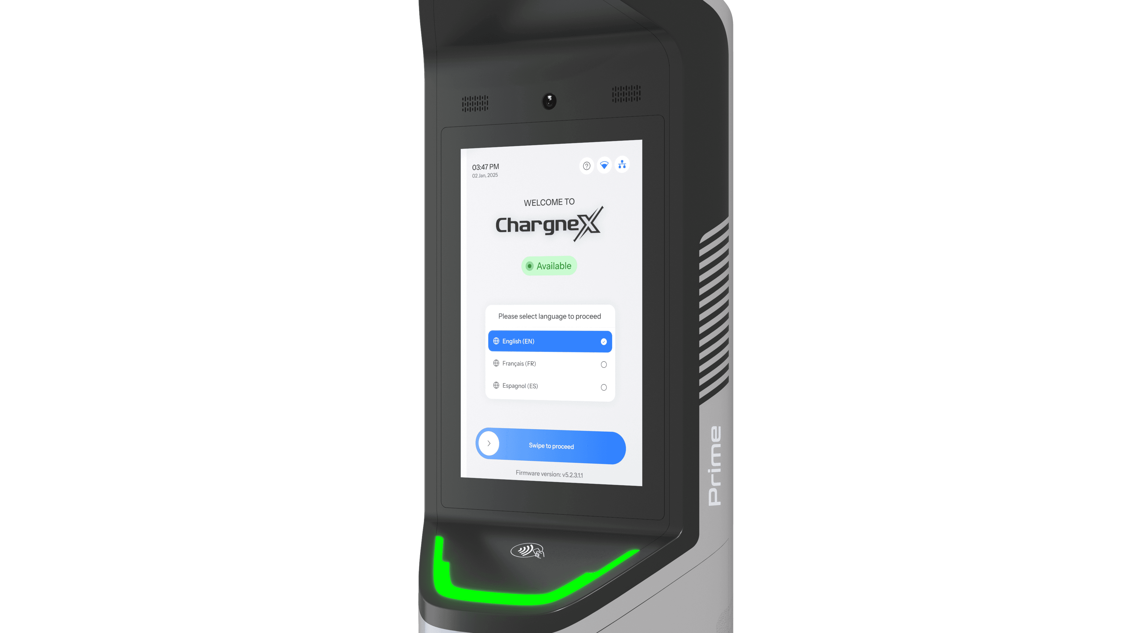 Built-in 10 inch display